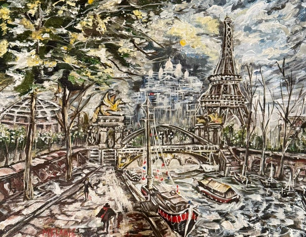 Paris · acrylic
